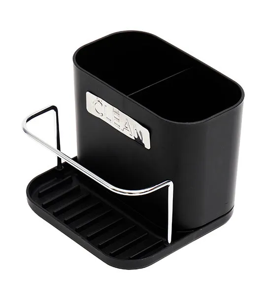 Sink Caddy with Tray - Black