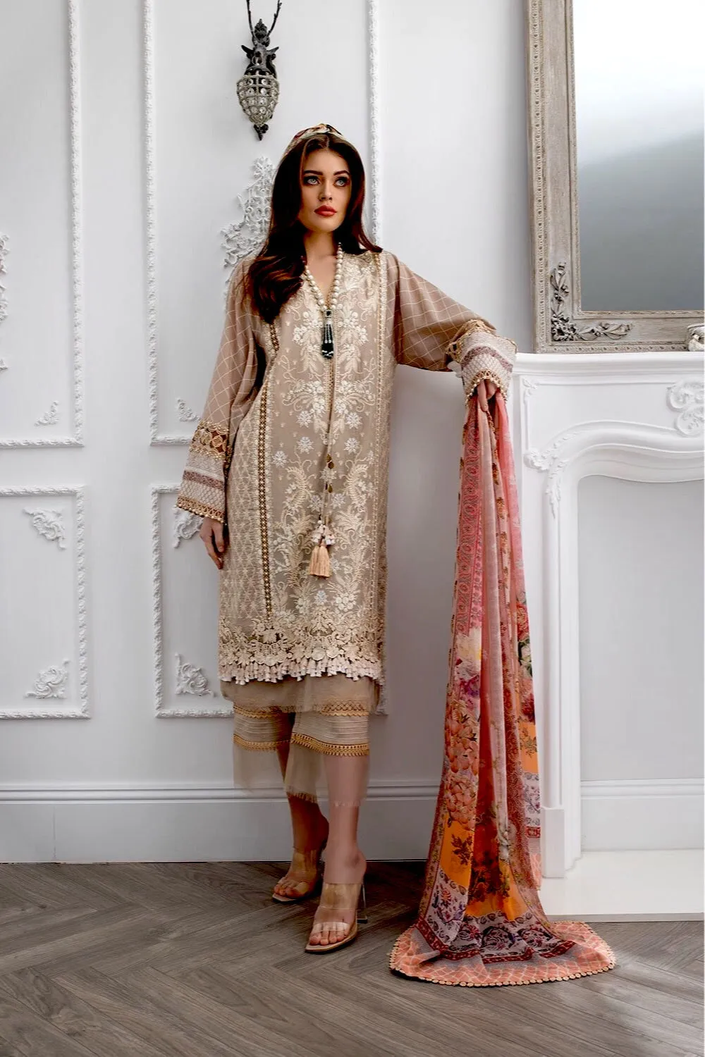 Sobia Nazir Luxury Lawn Collection 2021 – Design 7A