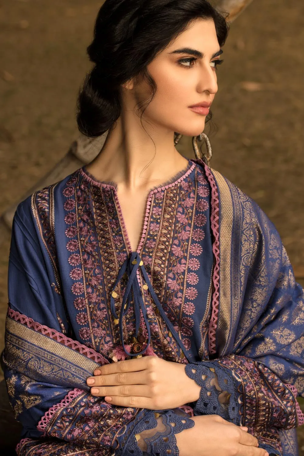 Sobia Nazir Winter Collection (with Shawl) – Design 2B