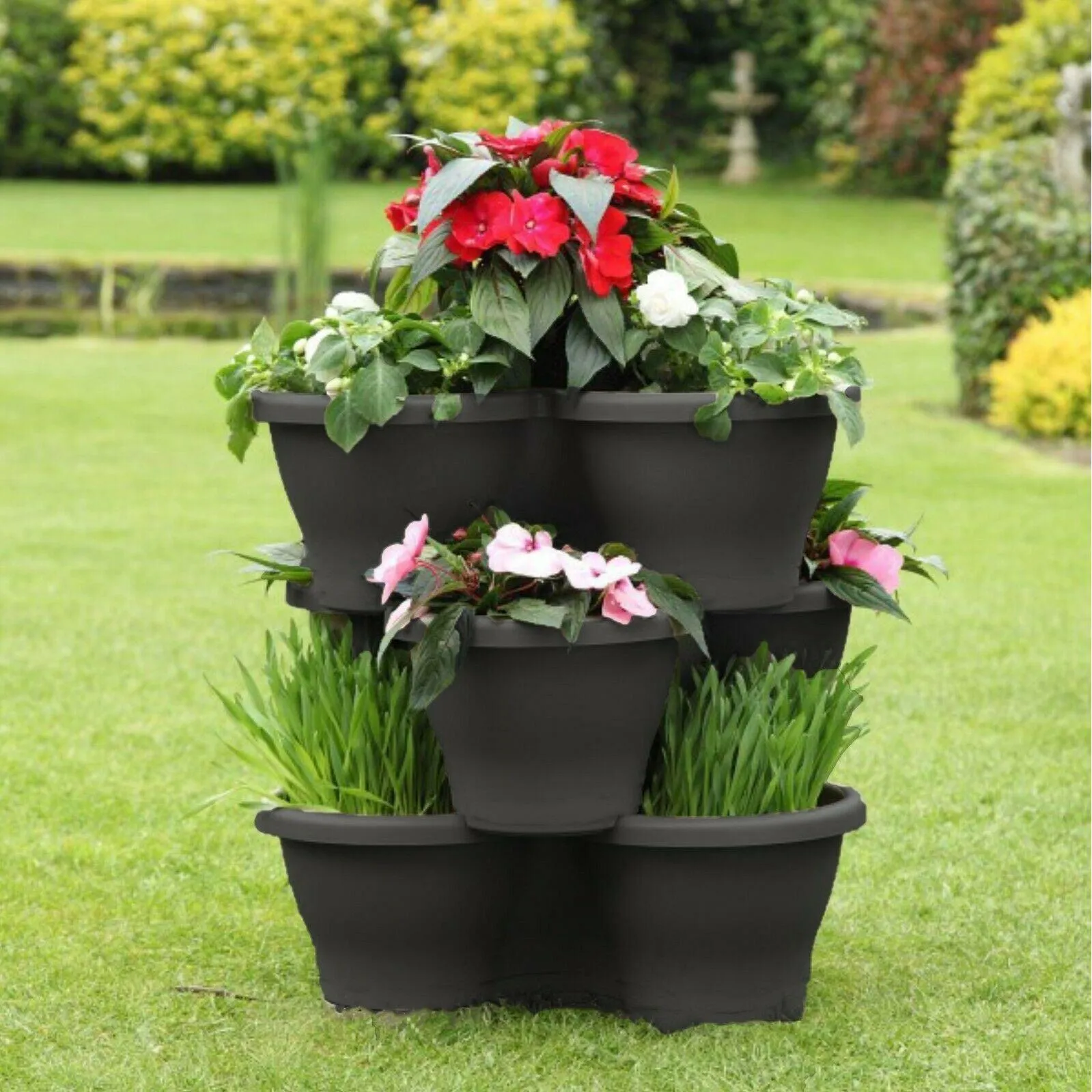 Stackable Vertical Garden Flower Pot Strawberry Planter