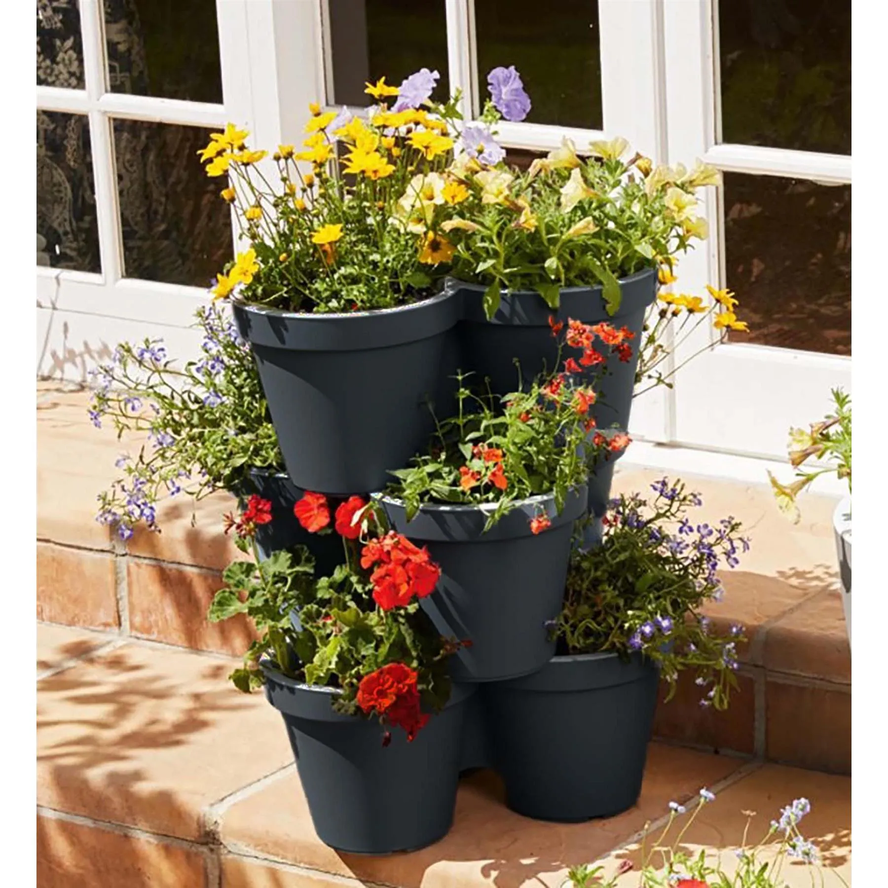 Stackable Vertical Garden Flower Pot Strawberry Planter