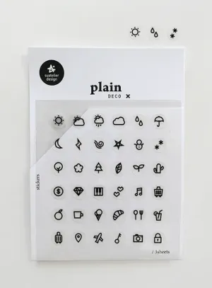 Suatelier Stickers | Plain 0.27 | 1631