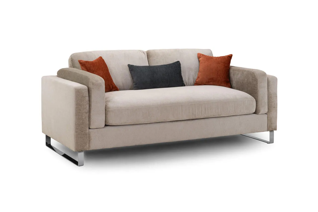 Surrey Sofa - Beige 3 Seater - 212 CM