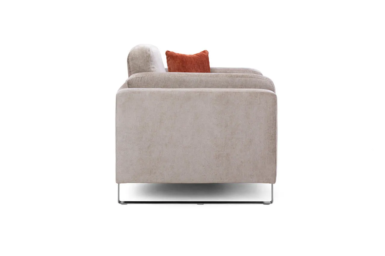 Surrey Sofa - Beige 3 Seater - 212 CM