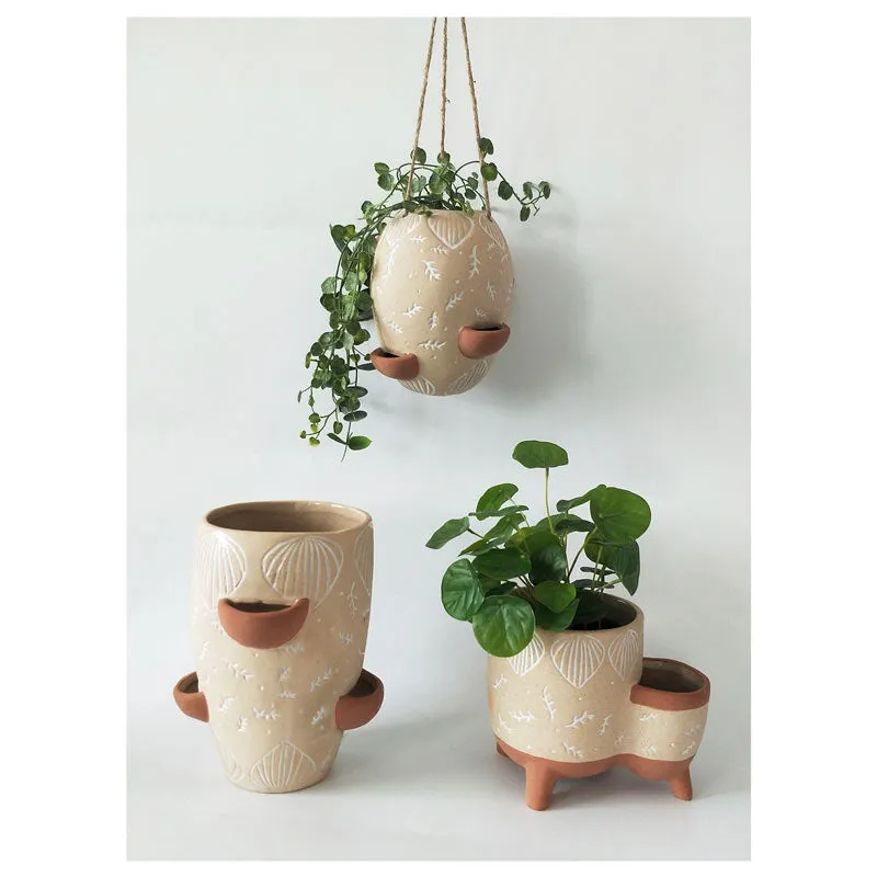 Tara Hanging Planter - Terracotta