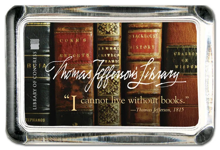 Thomas Jefferson's Library Paperweight