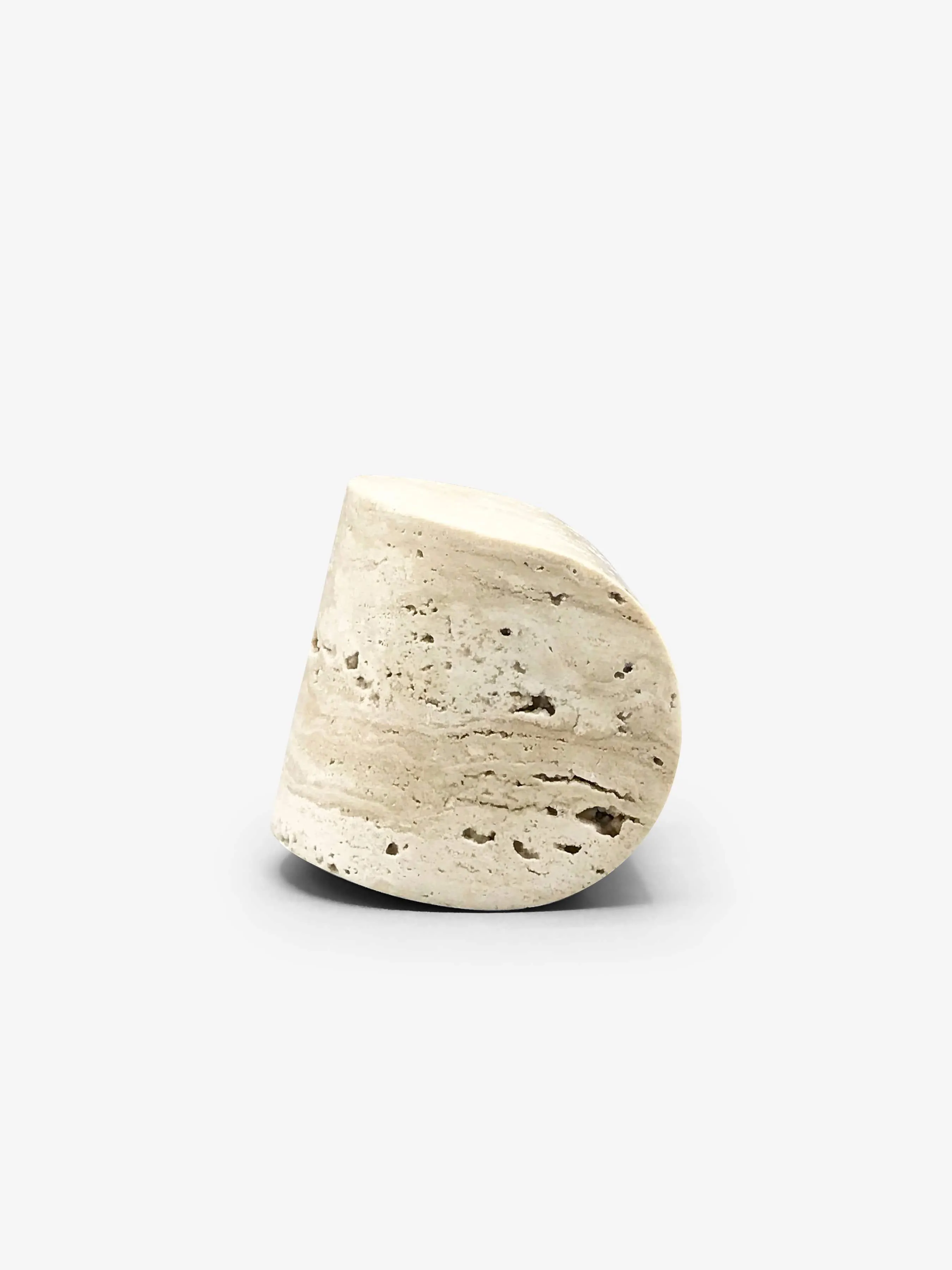 Travertine Paperweights by Dessuant Bone for Collection Particuliere