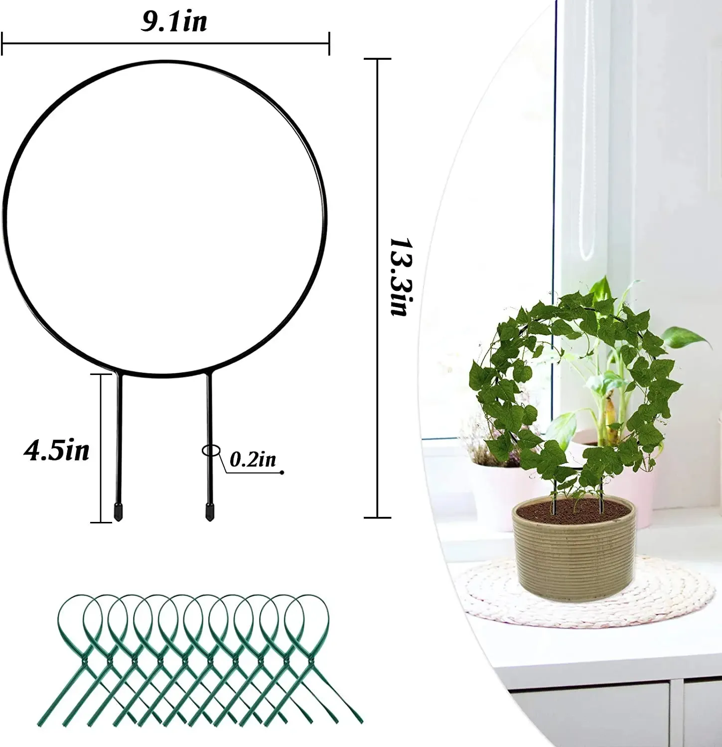 Urban Plant Round Shaped Trellis