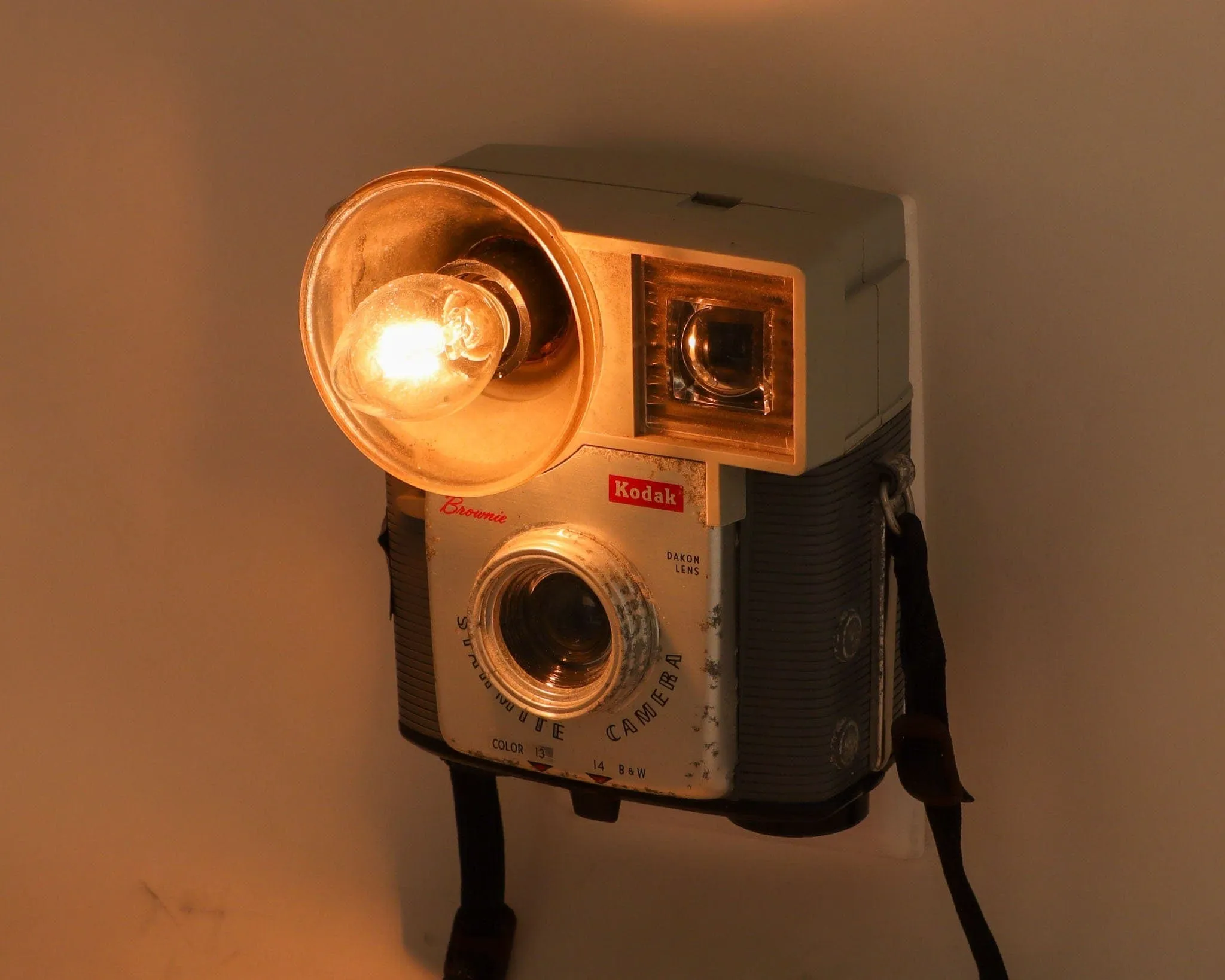 Vintage Camera Nightlight, Kodak Brownie Starmite, Photography Fan Gift, eco-friendly lamp