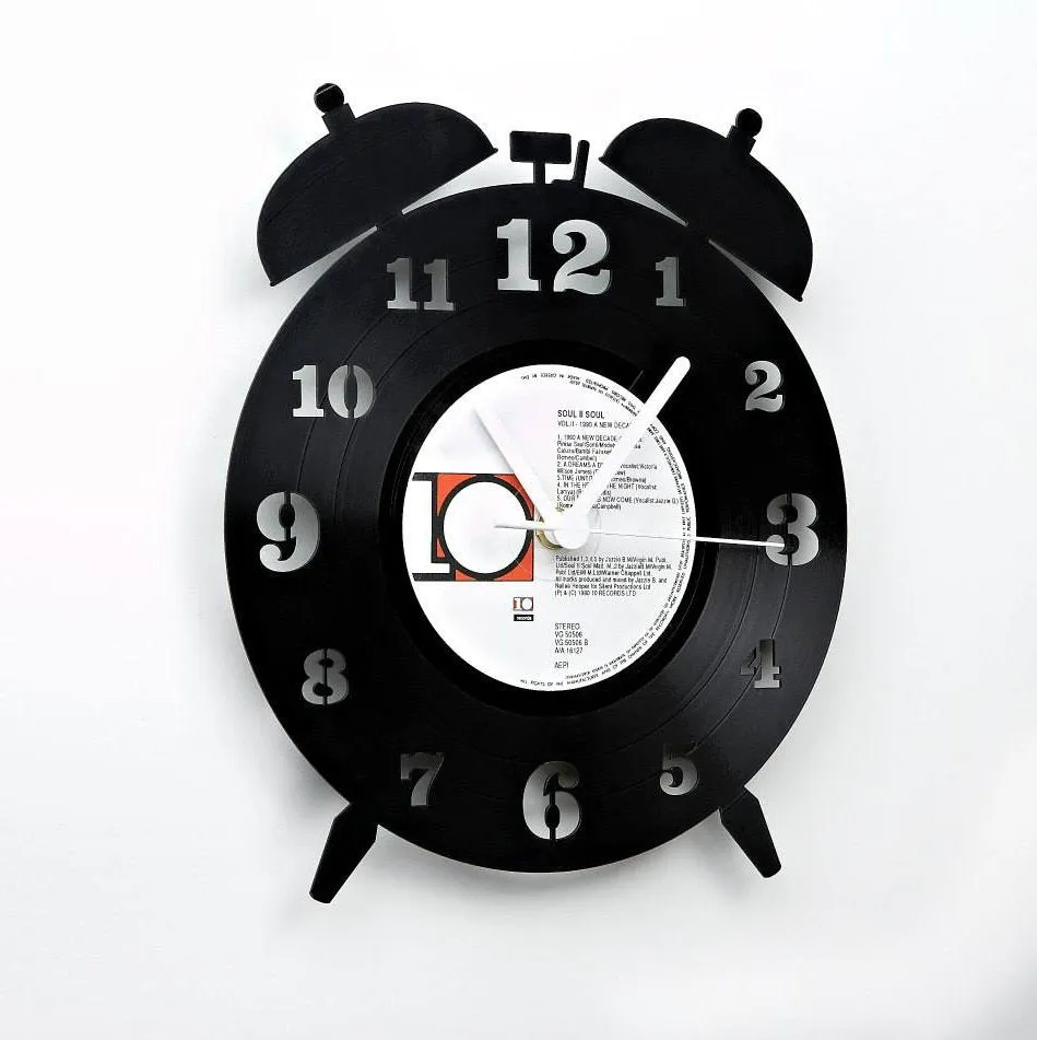 Wall Vinyl Alarm Clock