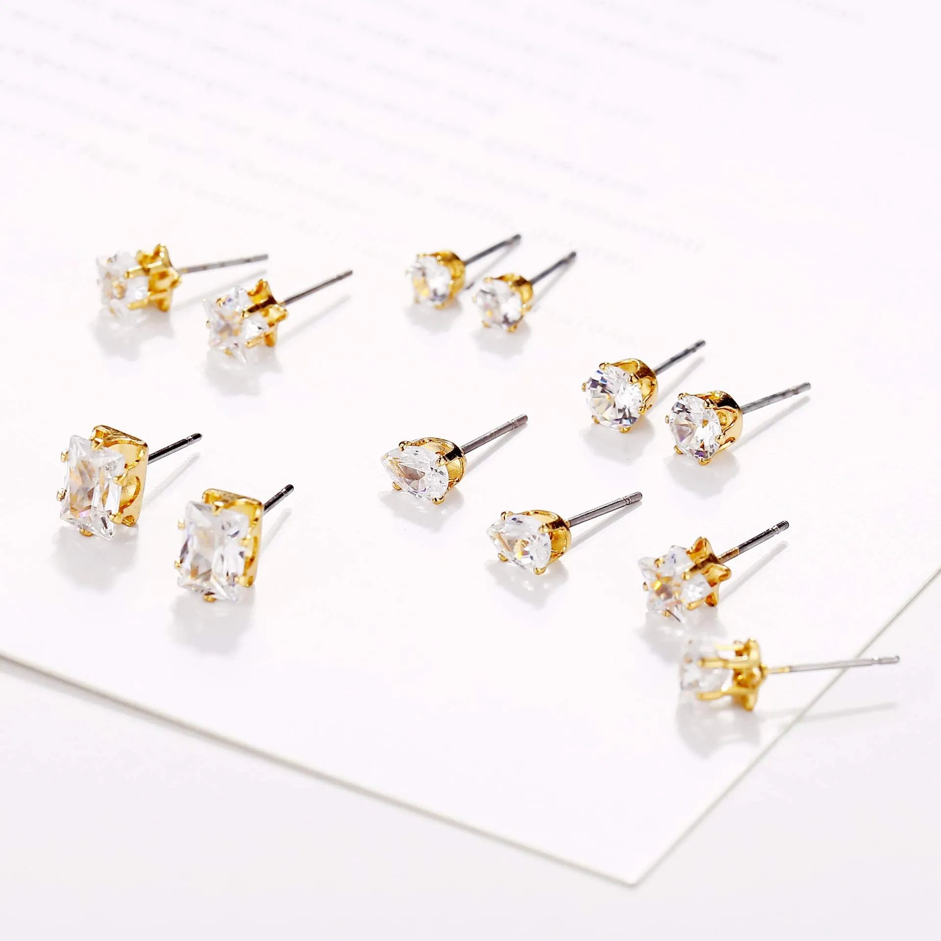 Yellow Chimes 6 and 9 Pairs Assorted Multiple Stud Earrings Big Hoop Tassel Drop Pearl Earrings for Women and Girls (Stud And Chandbali Combo Earring)