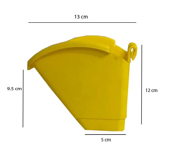 Yellow Vertical Hook Pot Big