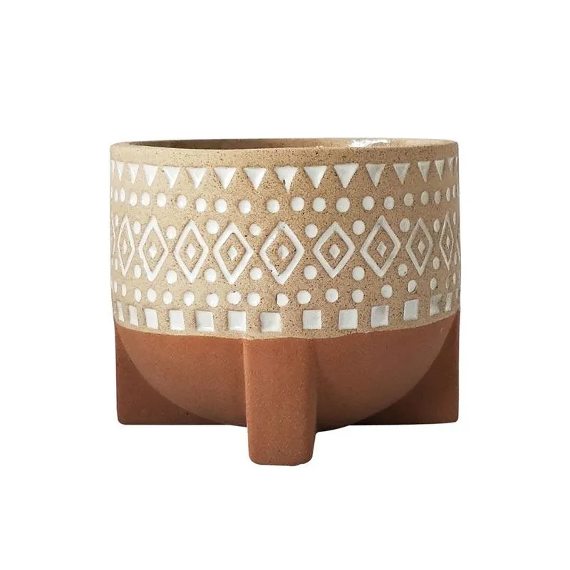 Zuri Planter With Legs - Terracotta (12.5cm)