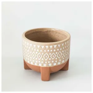 Zuri Planter With Legs - Terracotta (12.5cm)